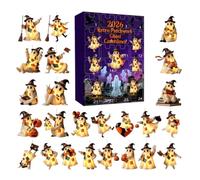 Ghost Ornament Countdown Halloween 24 Days Ghost Decoration | Halloween Figures Calendar for Boys Girls Party Autumn House Haunted House