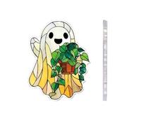 Ghost Ornaments for Tree | Reading Ghost Halloween Tree Ornaments,2D Acrylic Sign Halloween Decorations for Indoor Outdoor Window Door Fireplace Balcony Car Backpack Shop Hotel