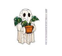 Ghost Ornaments, Halloween Tree Decorations Cute Reading Ghost, Bag Charm Home Decor Halloween Decorations for Car Door Window Balcony Shop Wall Fireplace Party Favors Hotel