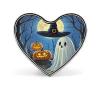 Ghost Painting Button Badge Fashion Love Heart Brooch Personalized Exquisite Metal Lapel Pin Button Decoration Heart Lapel Brooch Pin for Clothing Backpack Hat Jackets