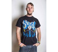 Ghost Papa And Band T Shirt In Black Black