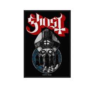 Ghost Patch Warriors Band Logo Prequelle New Official 10Cm X 7.5Cm Woven Sew On In Black Black One Size