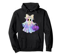 Ghost Patchwork Pumpkin Halloween Quilting Sewers Quilter Pullover Hoodie