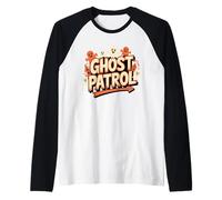 Ghost Patrol Halloween Funny Ghost Raglan Baseball Tee