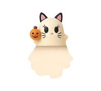 Ghost Phone Accessory Spooky Halloween, Easy Attachment, PVC, Halloween Phone Charm, Cute Ghost Mobile Topper, Seasonal Fun Accessory, For Teens Party Friends Men Women Family Baby Kids