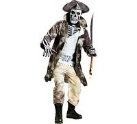 Ghost Pirate Fancy Dress Costume Standard