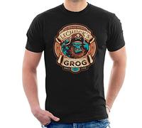 Ghost Pirate Grog Monkey Island Lechuck Men's T-Shirt