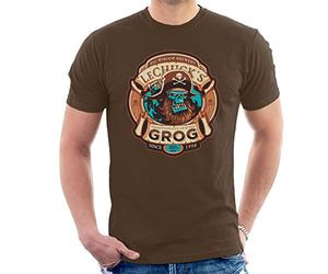 Ghost Pirate Grog Monkey Island Lechuck Men's T-Shirt
