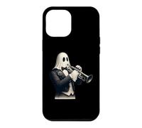 Ghost Playing Flute Musician Music Halloween Case for iPhone 12 Pro Max