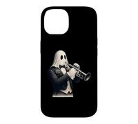 Ghost Playing Flute Musician Music Halloween Case for iPhone 14