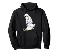Ghost Playing Golf Funny Golfer Halloween Pullover Hoodie