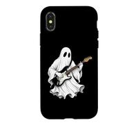 Ghost Playing Guitar Musician Music Halloween Case for iPhone X/XS