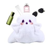 Ghost Plush Backpack Plush Halloween Stylish Vacation Bookbag | Student Shoulder Bag for Women Girls Students Park Daily Wear School Travel Parties Dating Shopping Outings Gatherings