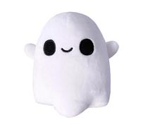 Ghost Plush - Mini Creepy Cuddly Doll, Soft Cotton Spirit Figure, Halloween Decorative Pillow Toy, Charming White Phantom Pillow, Lightweight Collectible Accent|Kawaii Plush Decoration for Sleep