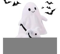 Ghost Plush Toy, Soft Halloween Stuffed Ghost for Kids, Cute Cartoon Plush for Bedroom Decor, Spooky Gift for Boys, Girls, Toddler, Friends, All Ages, 8.27x9.84x5.12 Inches