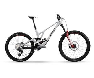 Ghost Poacha Full Party Mountain Bike 2026 - Trail Full Suspension MTB Silver - Gloss