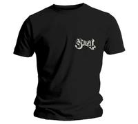 Ghost Pocket Band Logo T Shirt M Black