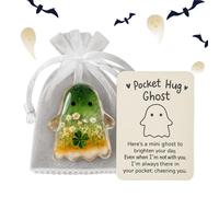 Ghost Pocket Cards - Mini Healing & Encouragement Cards, Cute Ghosts, Inspirational Keepsakes for Friends, & Positive Symbols of Love