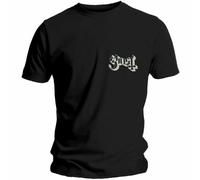 Ghost Pocket Logo Black T-Shirt NEW OFFICIAL