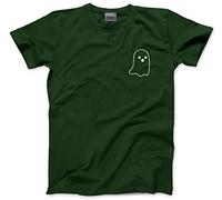 Ghost Pocket Logo Men's Unisex T-Shirt - Bottle Green X-Small