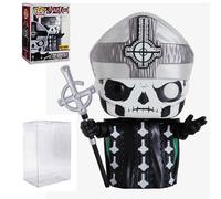 Ghost Pop! Rocks Papa Emeritus II Vinyl Figure #125 - Hot Topic Exclusive (Includes an Ecotek Pop Box Protector)