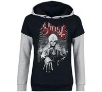 Ghost Priest Hoodie black mottled grey M