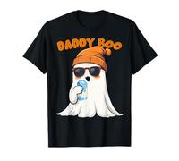 Ghost Pumpkin Ice Coffee Retro Halloween Costume Men Women T-Shirt