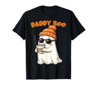 Ghost Pumpkin Ice Coffee Retro Halloween Costume Men Women T-Shirt