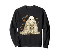 Ghost Pumpkin Spice Latte Vintage Cozy Fall Graphic Sweatshirt
