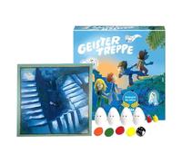 Ghost Puzzle Game, Color Match, 27x27.5x4.9cm, Logic Ladder Toy, Focus Boost Board, Turn-Based, For Home Playrooms, Classrooms, Camping Trips, And Party Tables