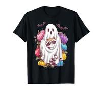 Ghost Raccoon Halloween Costume Cute Raccoon Pumpkin T-Shirt