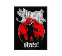 Ghost Rats Band Logo Prequelle Patch In Black Black One Size