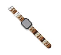 Ghost Reading Book Watch Band Compatible with Apple Watch Silicone Watch Straps Replacement Straps