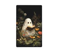 Ghost Reading Books in The Garden Single Toggle Blank Wall Plate Light Switch Cover Decorative 1 Gang for Kitchen Room Bathroom Size 11.4x7cm