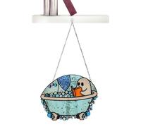 Ghost Reading Ornament - 2D Colorful Ghost Reading Theme Panel Decoration,Versatile Indoor and Outdoor Decoration,Hotel Bedroom Living Room Decoration