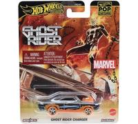 GHOST RIDER CHARGER DieCast Car Model MARVEL Scale 1/64 7Cm Hot Wheels JBL81