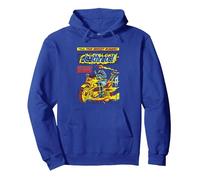 Ghost Rider Chest Deathrace Pullover Hoodie, Adult Unisex, Royal Blue, Small