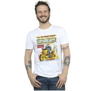 Ghost Rider Chest Deathrace T-Shirt Marvel White XL