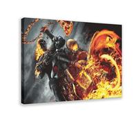 Ghost Rider Classic Art Canvas Poster Bedroom Decor Landscape Office Room Decor Gift 08x12inch(20x30cm)