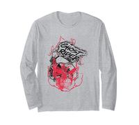 Ghost Rider Red Flame Long Sleeve T-Shirt