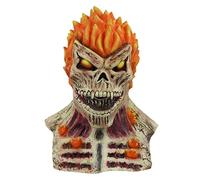 Ghost Rider Skull Latex Mask Horror Headgear for Halloween Carnival Costume Party Props