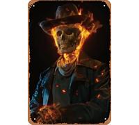 Ghost Rider The Carter Slade Chronicles Hulu Series Retro Metal Tin Sign Vintage Room Decor Poster for Home Coffee Bar Wall Art Decor 8x12 Inch