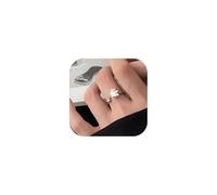 Ghost Rings for Women Open Adjustable Halloween Ghost Ring Party Costume Accessories Jewelry, Metal, No Gemstone