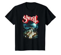 Ghost Rite Here, Rite Now Title Back and Front T-Shirt, Youth, Black, Large