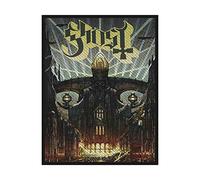 Patch Meliora Band Logo new Official 10cm x 7.5cm woven sew on Ghost Black One Size
