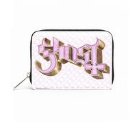 Ghost Pink Band Logo Zip Top Purse One Size