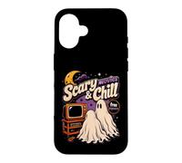 Ghost Scary Horror Movies N Chill Halloween Night Costume Case for iPhone 16