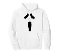 Ghost Scream Face Halloween Ghost Scream Face Halloween Pullover Hoodie