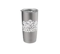 Ghost Security Funny Halloween Costume Dad Mom Group Couples Stainless Steel Insulated Tumbler