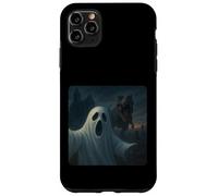 Ghost Selfie T-Rex Dinosaur Chase Funny Humor Case for iPhone 11 Pro Max